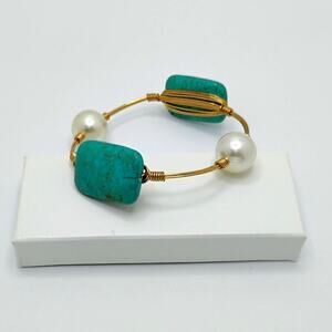 Bourbon and Boweties Copper Wired Wrapped Bangle